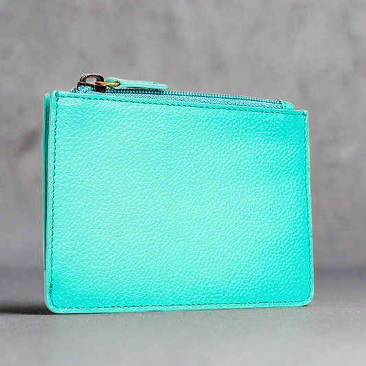 FOOTHILLS CREEK CREDIT CARD HOLDER IN TURQUOISE