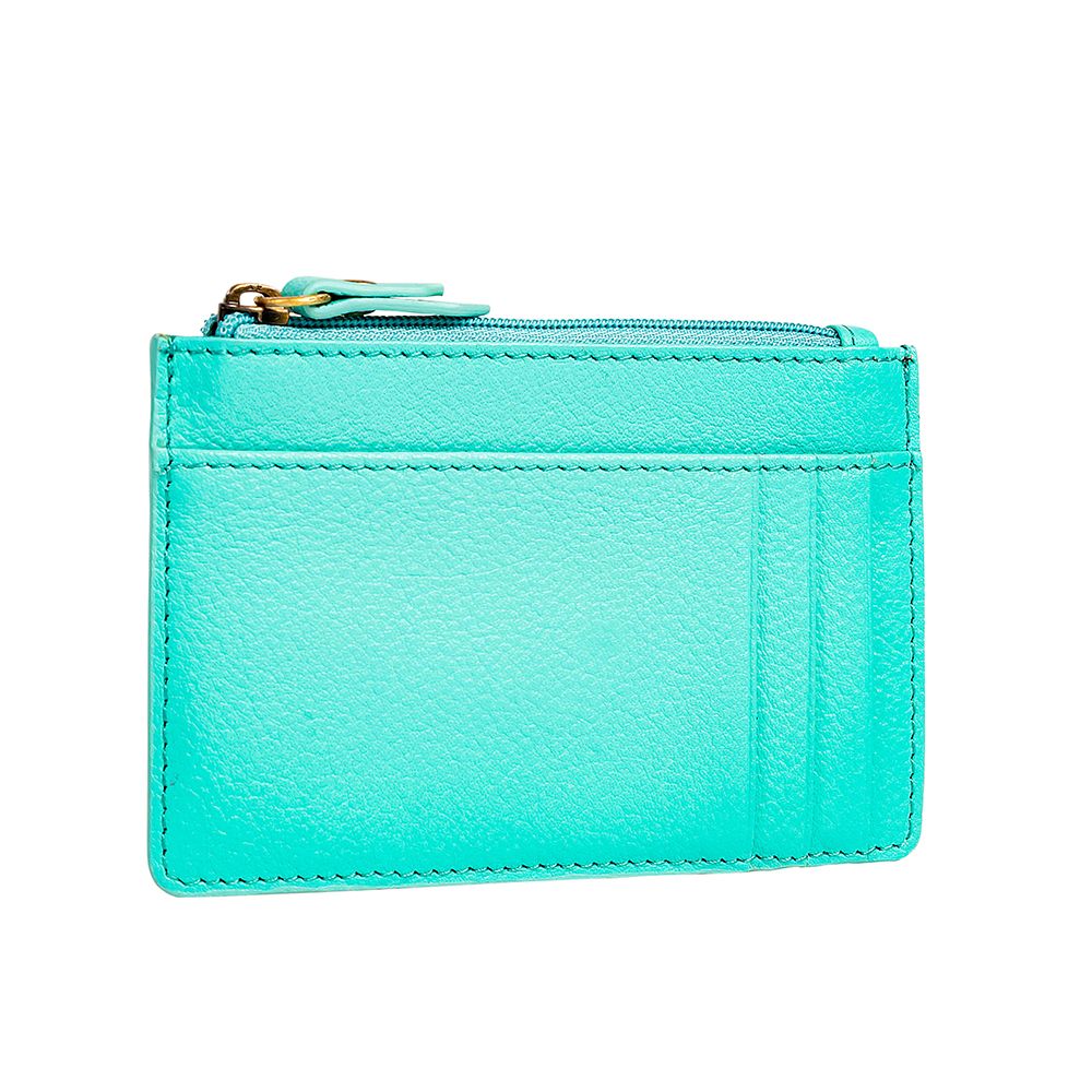 FOOTHILL CREEK DOUBLE CREDIT CARD HOLDER IN TURQOUISE