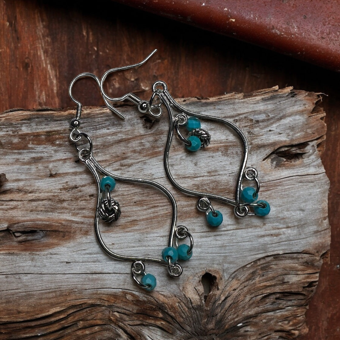 TURQUOISE TURKISH CHANDELIER EARRINGS