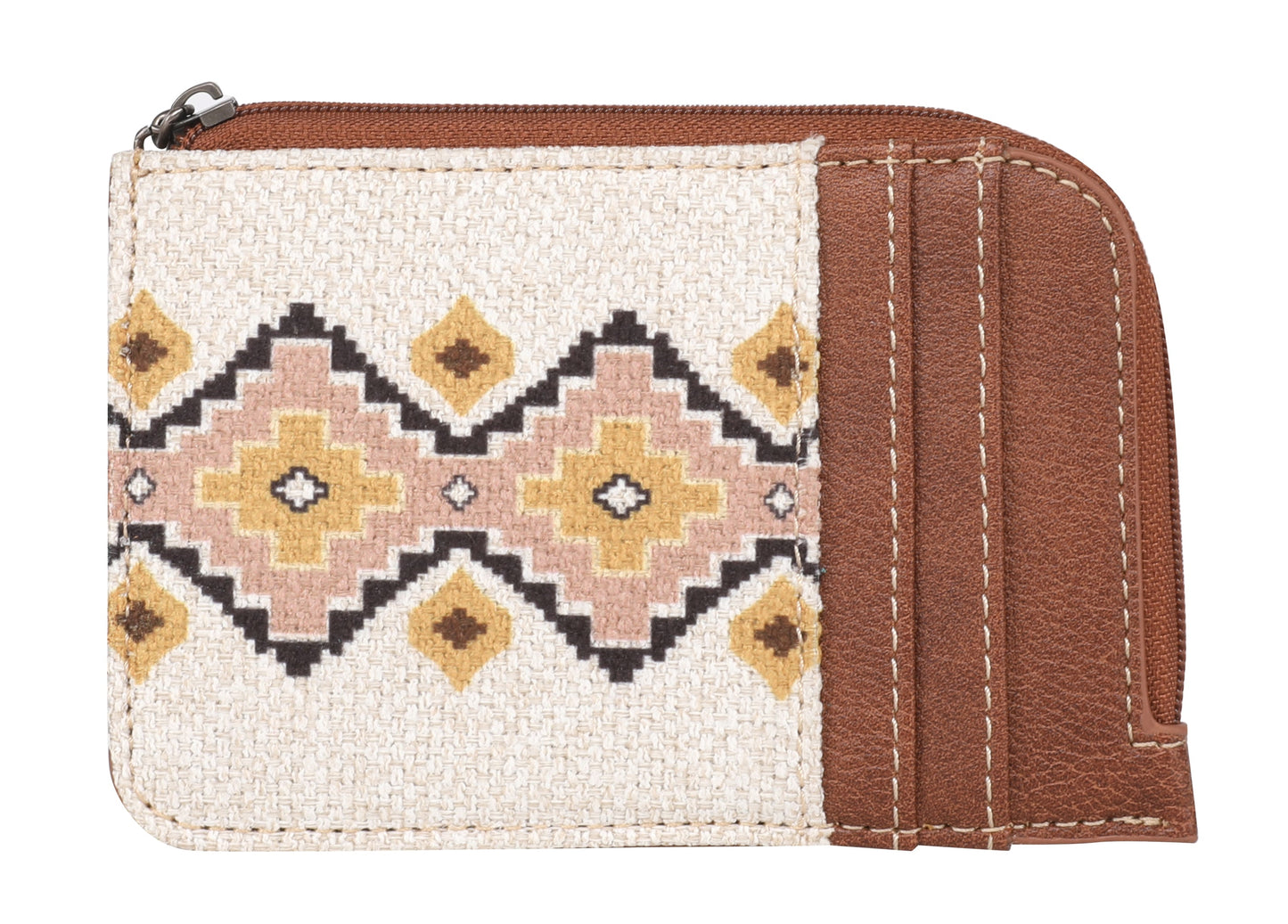 Wrangler Southwestern Art Print Mini Zip Card Case