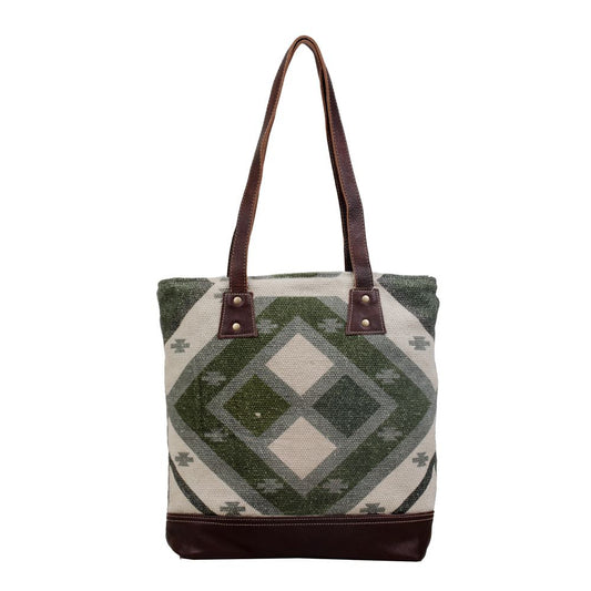 CHECKERED TOTE BAG