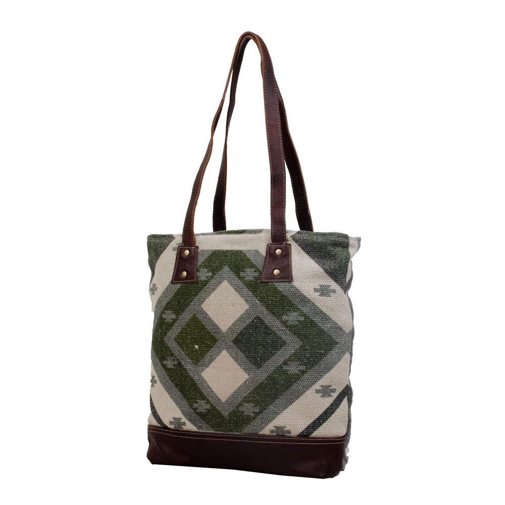 CHECKERED TOTE BAG