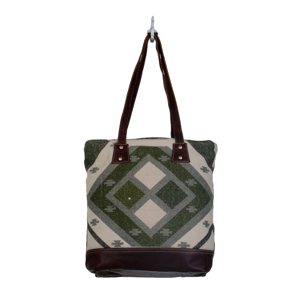 CHECKERED TOTE BAG