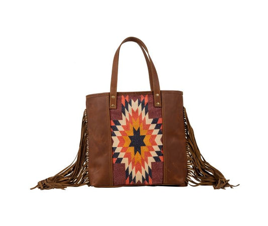 SEDONA STAR FRINGED TOTE BAG/ BACKPACK