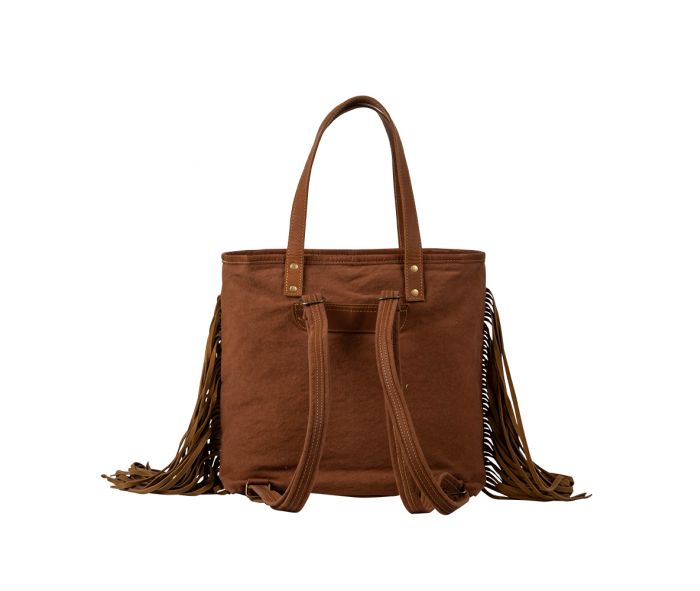 SEDONA STAR FRINGED TOTE BAG/ BACKPACK