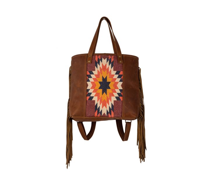 SEDONA STAR FRINGED TOTE BAG/ BACKPACK