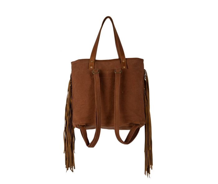 SEDONA STAR FRINGED TOTE BAG/ BACKPACK