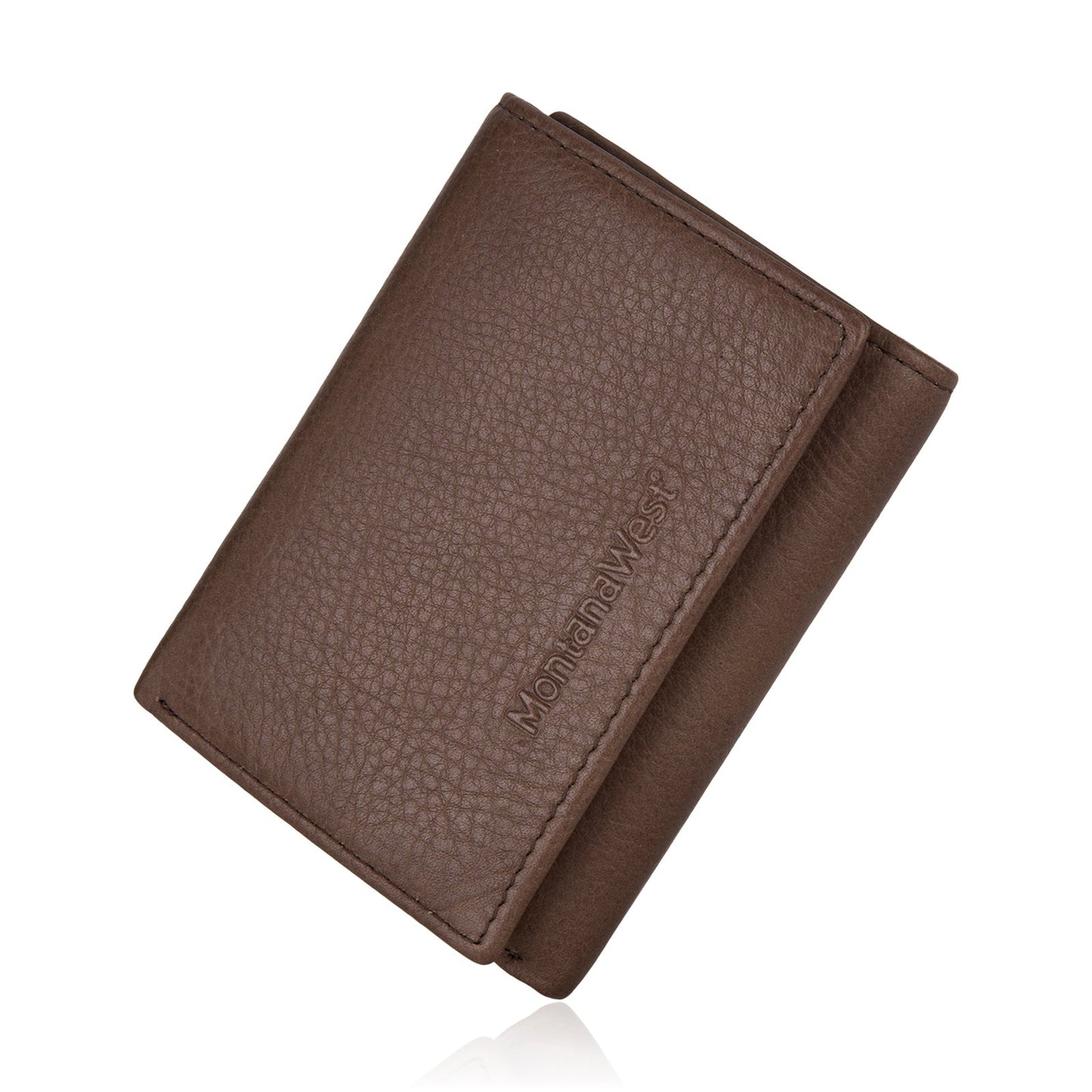 Montana West Genuine Leather Tri-Fold Wallet