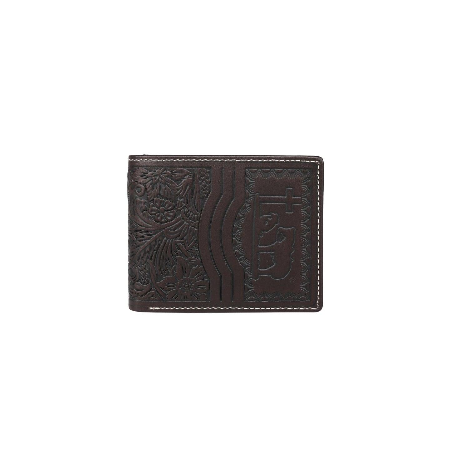 Genuine Tooled Leather. Collection Men's Wallet