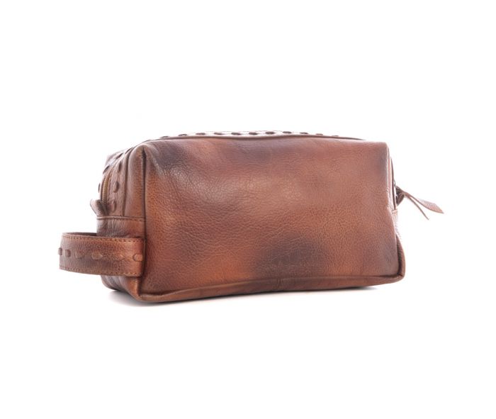 ROFF TRAIL TOILETRIES BAG IN CARAMEL