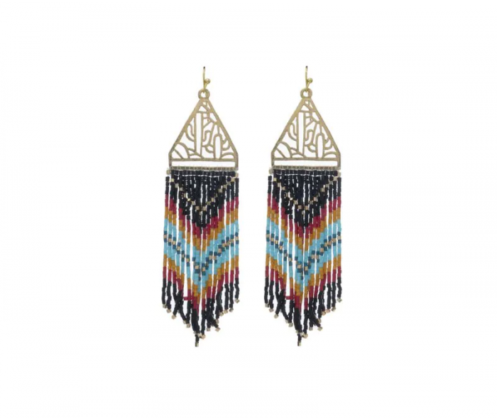 OPEN VISTAS EARRINGS IN EBONY