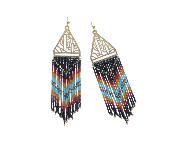 OPEN VISTAS EARRINGS IN EBONY