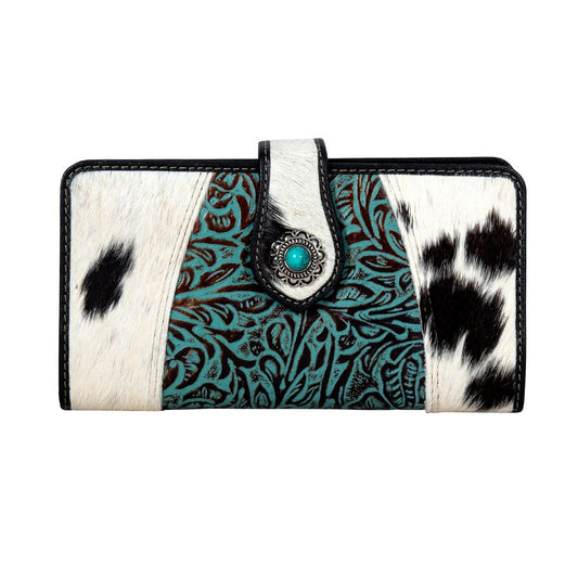 DELILAH CREEK HAND-TOOLED CLUTCH WALLET