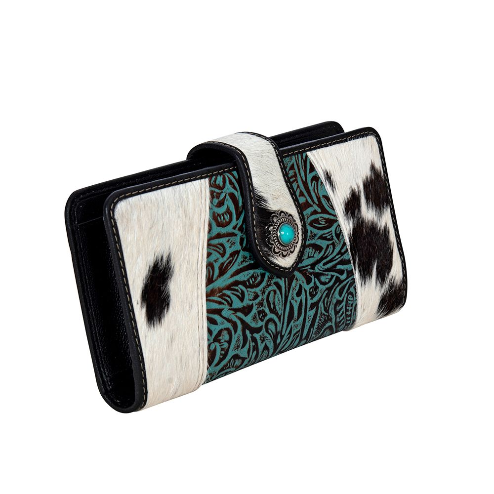 DELILAH CREEK HAND-TOOLED CLUTCH WALLET