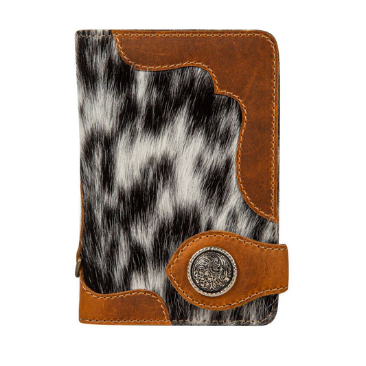 PALODAN HAIR-ON HIDE COMPACT CREDIT CARD HOLDER