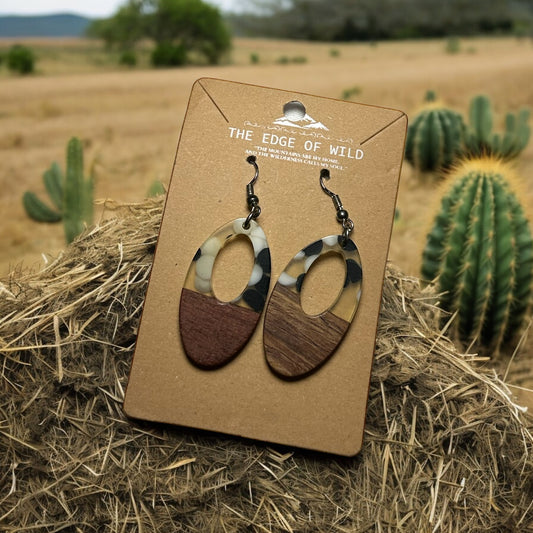 Oval Resin Earring