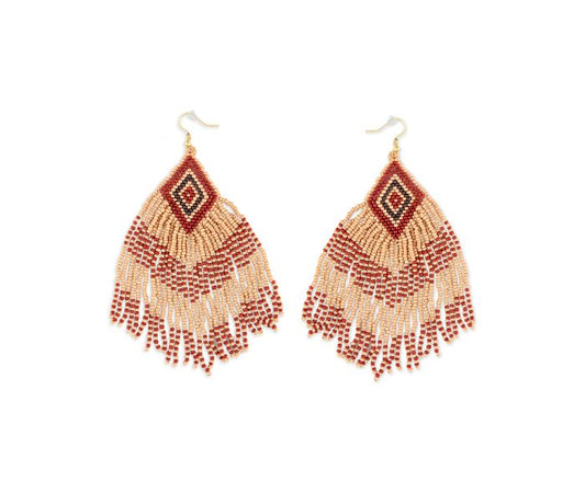 DESERT HERITAGE BEADED EARRINGS