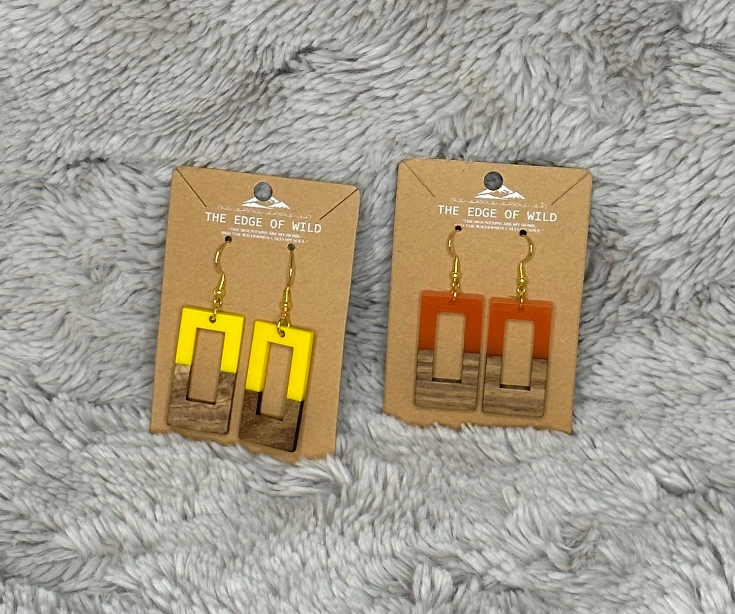 Large Rectangle Earrings