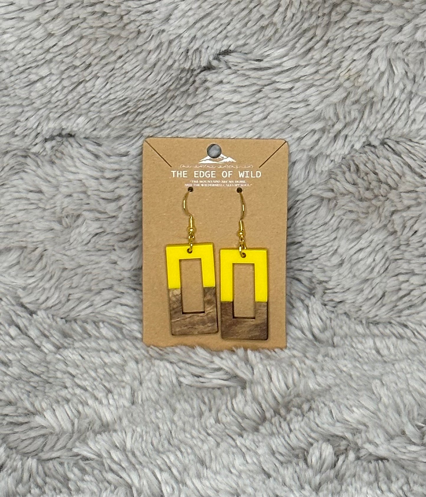 Large Rectangle Earrings