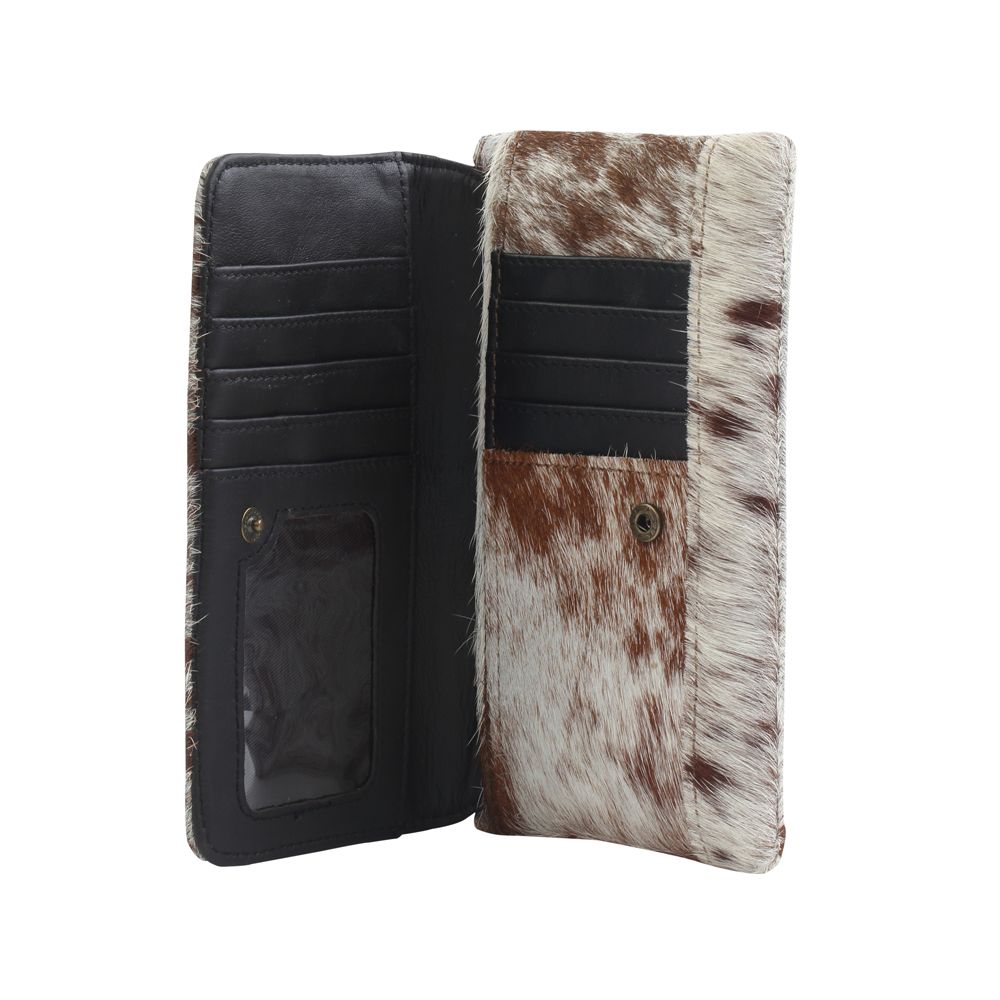 WILDFIRE LEATHER AND MIRON WALWILDFIRE LEATHER AND HAIRON WALLET