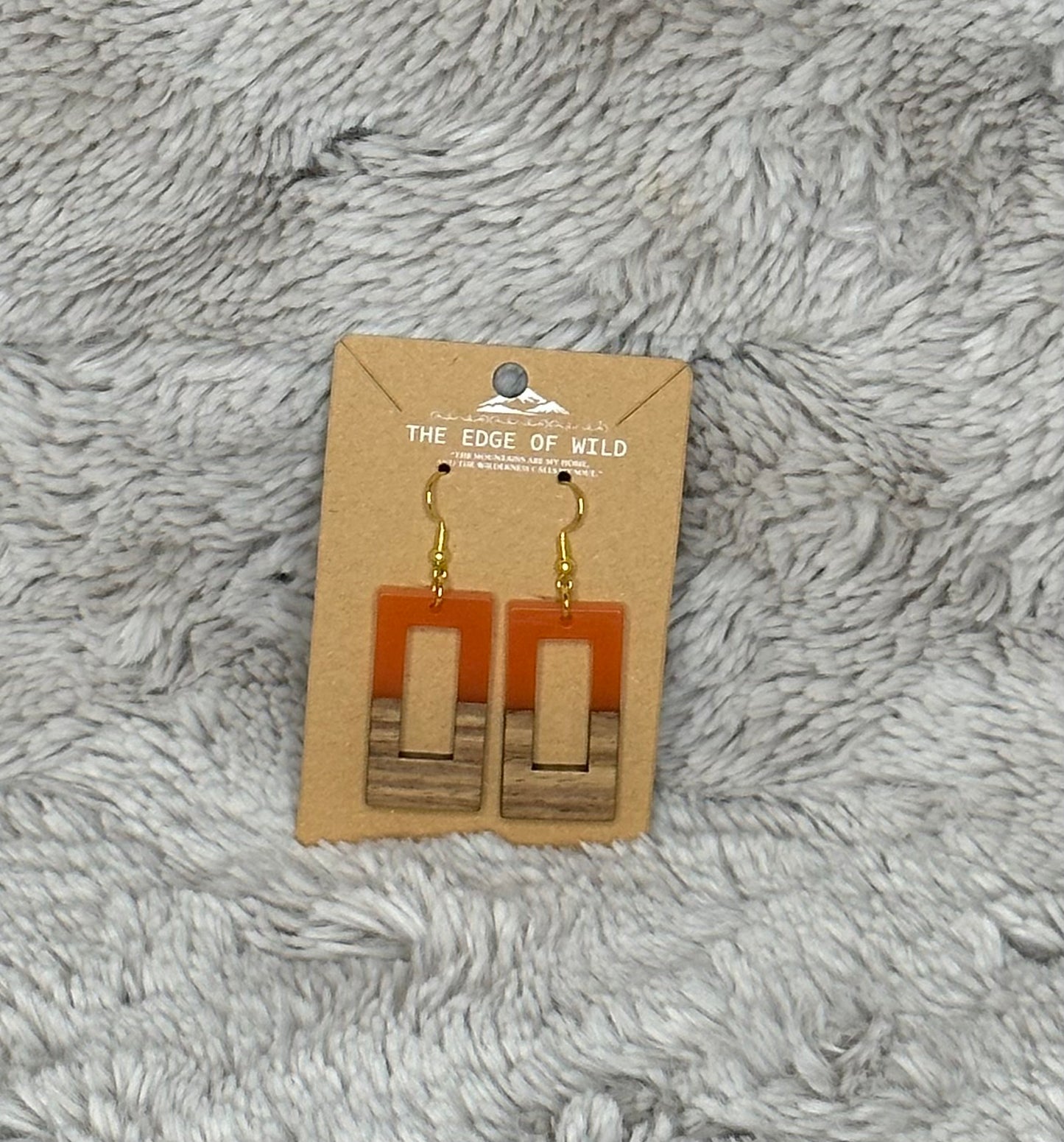 Large Rectangle Earrings